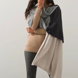 Cashmere-Wool Blend Travel Wrap